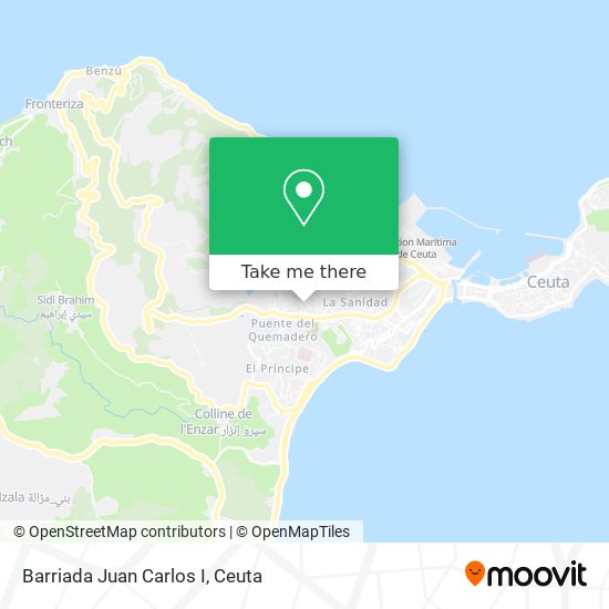 Barriada Juan Carlos I map