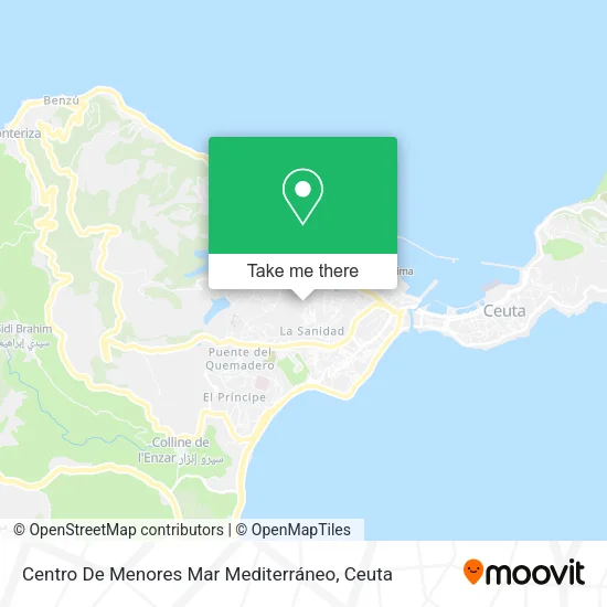 Centro De Menores Mar Mediterráneo map
