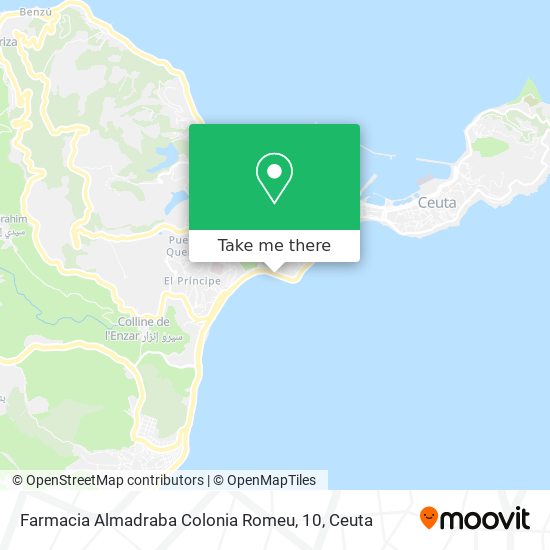 Farmacia Almadraba Colonia Romeu, 10 map