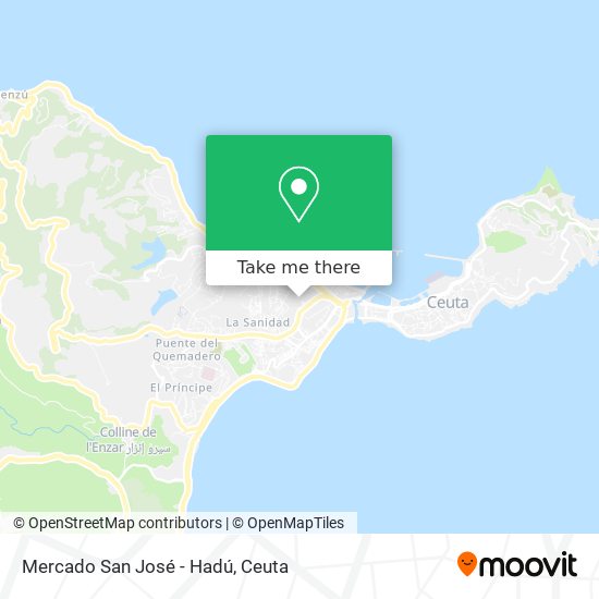 Mercado San José - Hadú map