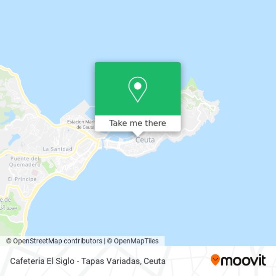 Cafeteria El Siglo - Tapas Variadas map