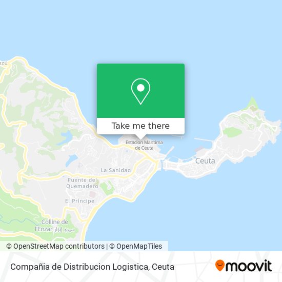 Compañia de Distribucion Logistica map