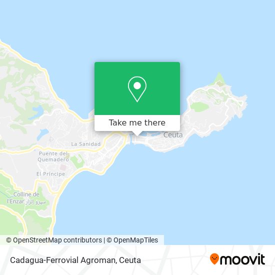 Cadagua-Ferrovial Agroman map