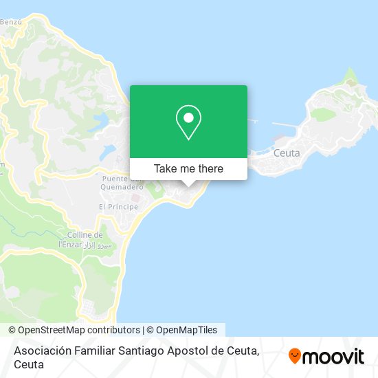 Asociación Familiar Santiago Apostol de Ceuta map