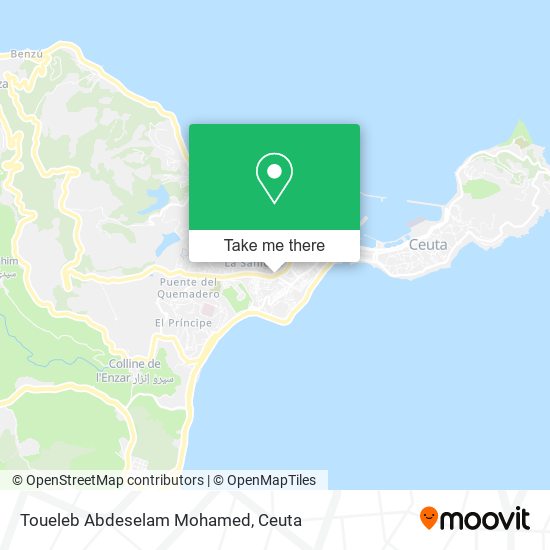 Toueleb Abdeselam Mohamed map