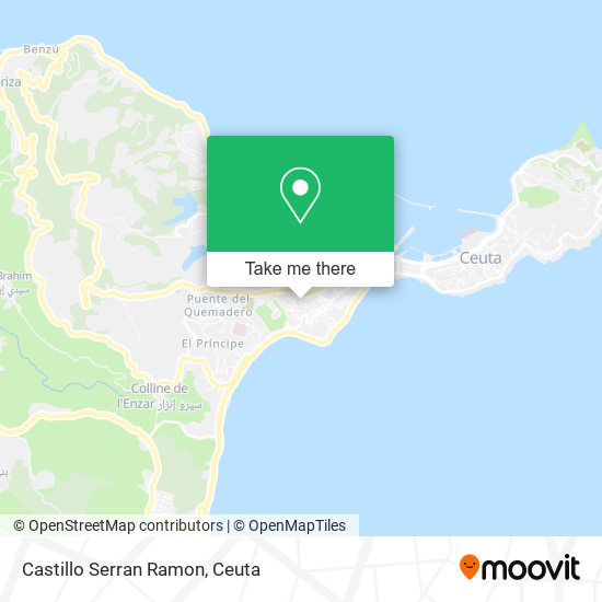 Castillo Serran Ramon map