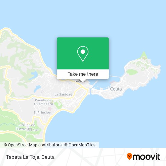 Tabata La Toja map