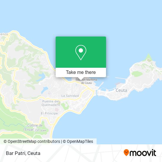 Bar Patri map