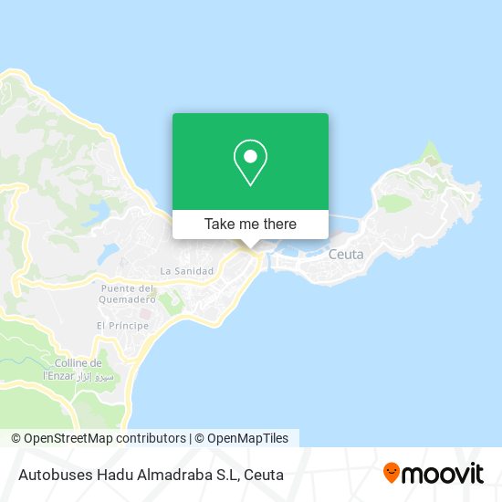 Autobuses Hadu Almadraba S.L map