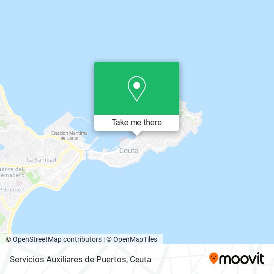 mapa Servicios Auxiliares de Puertos