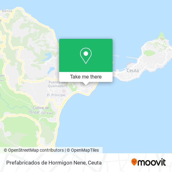 Prefabricados de Hormigon Nene map