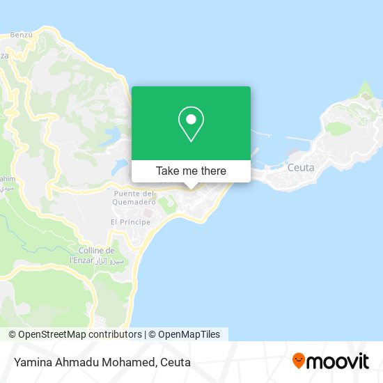 Yamina Ahmadu Mohamed map