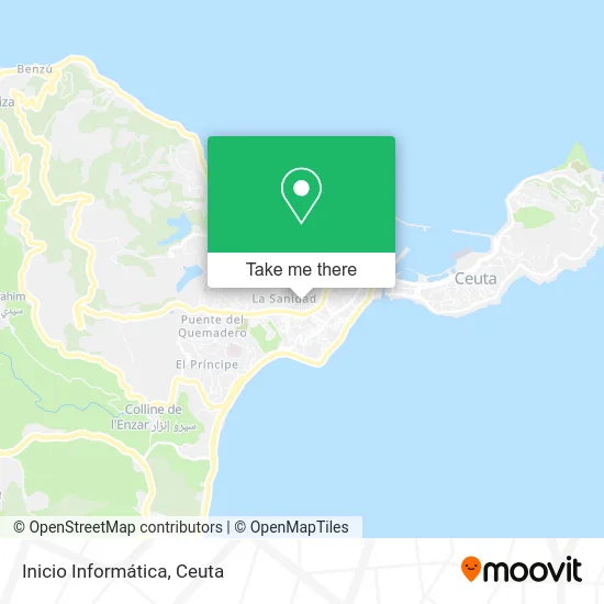 Inicio Informática map