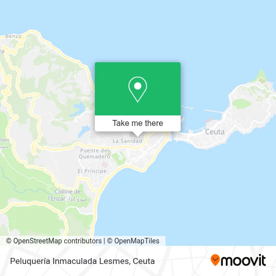 Peluquería Inmaculada Lesmes map