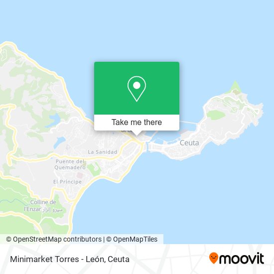 Minimarket Torres - León map