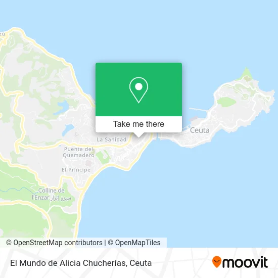 El Mundo de Alicia Chucherías map