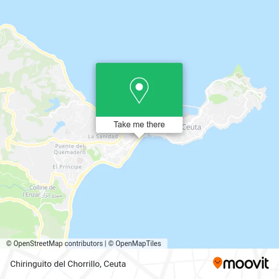 Chiringuito del Chorrillo map