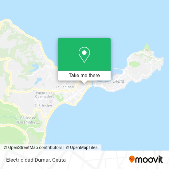 Electricidad Dumar map