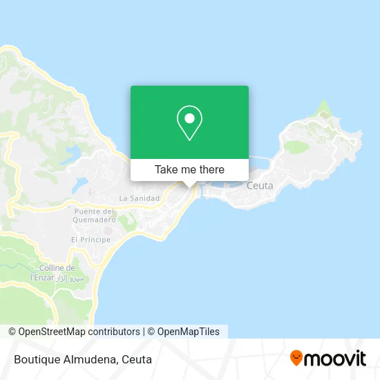 Boutique Almudena map