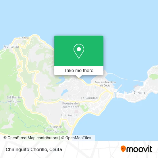 Chiringuito Chorillo map