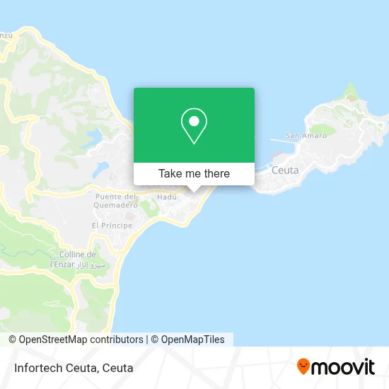 mapa Infortech Ceuta