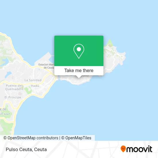 Pulso Ceuta map