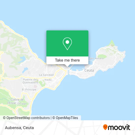 Aubensa map