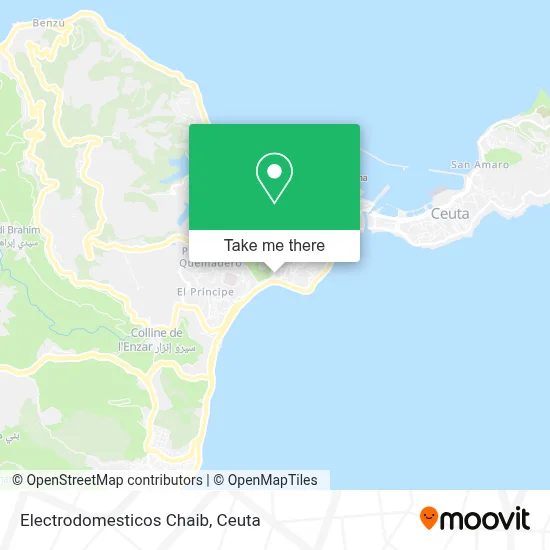 Electrodomesticos Chaib map
