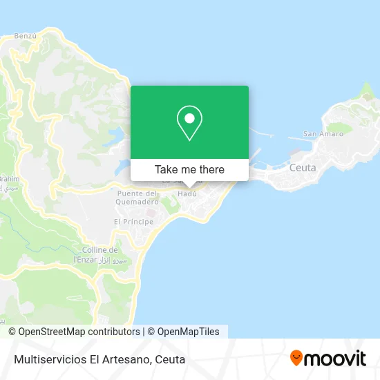 Multiservicios El Artesano map