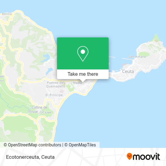 Ecotonerceuta map