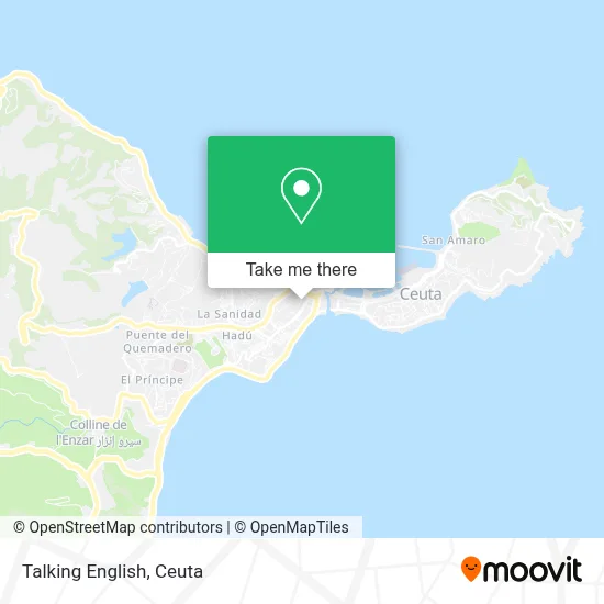 mapa Talking English