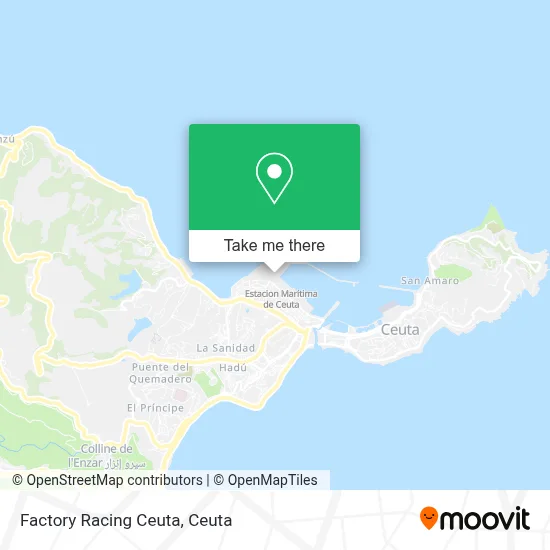Factory Racing Ceuta map