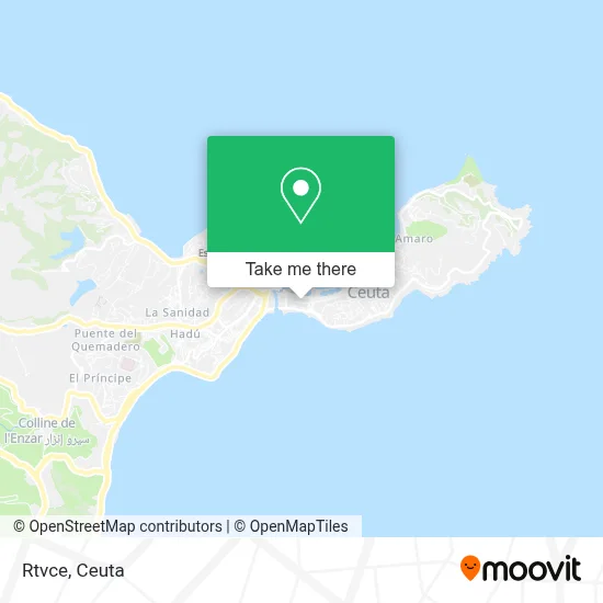 mapa Rtvce