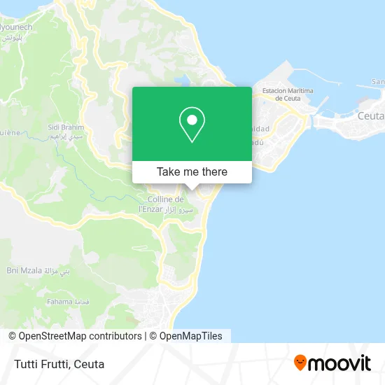 Tutti Frutti map