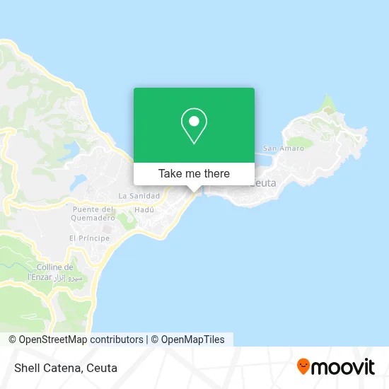 mapa Shell Catena