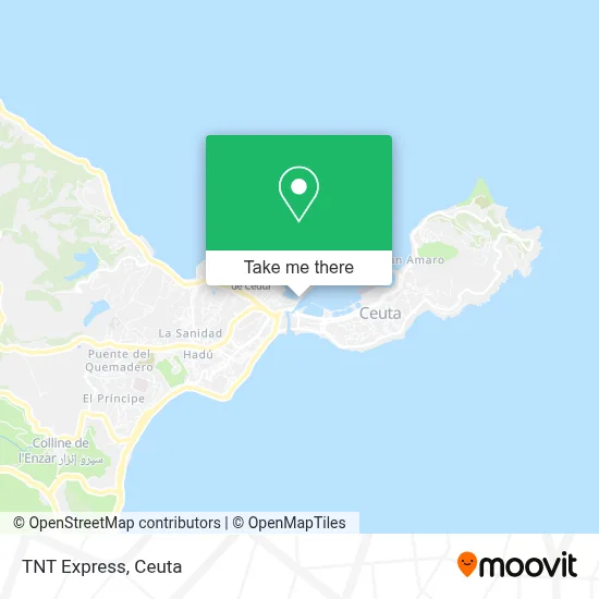 Tnt Express map