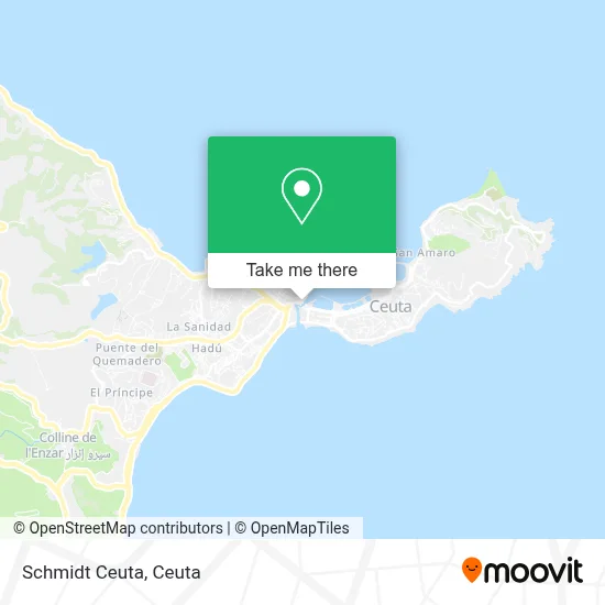 Schmidt Ceuta map