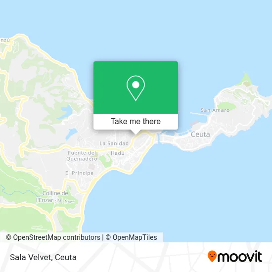 Sala Velvet map