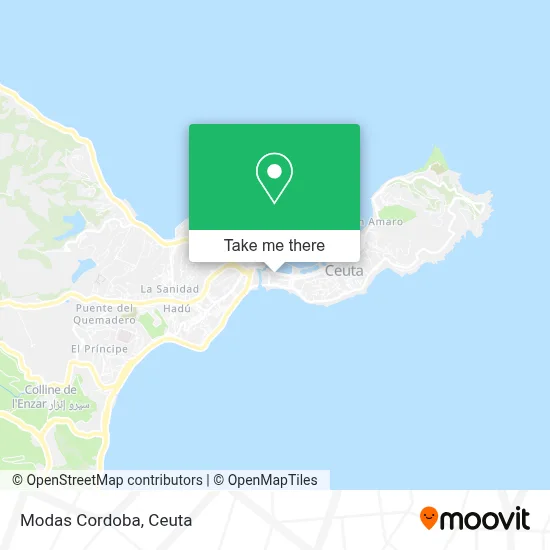 Modas Cordoba map