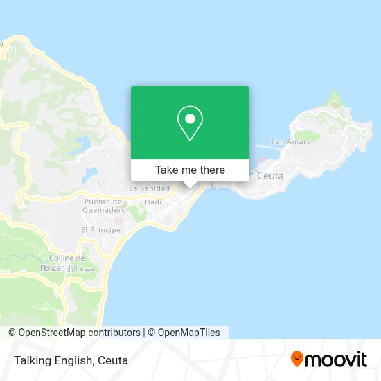 mapa Talking English