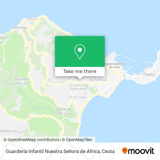 Guarderia Infantil Nuestra Señora de Africa map