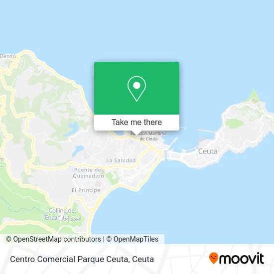Centro Comercial Parque Ceuta map
