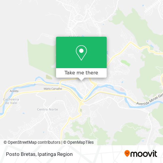 Posto Bretas map