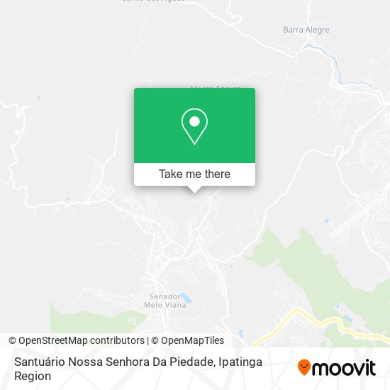 Mapa Santuário Nossa Senhora Da Piedade