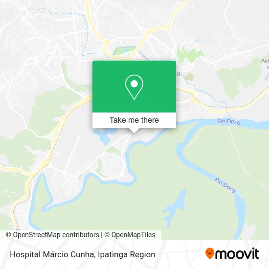 Hospital Márcio Cunha map