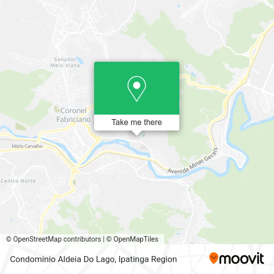 Condomínio Aldeia Do Lago map