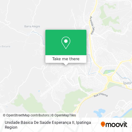 Unidade Básica De Saúde Esperança II map