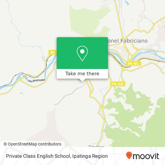Mapa Private Class English School