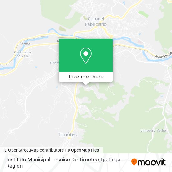 Instituto Municipal Técnico De Timóteo map