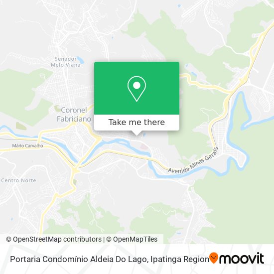 Portaria Condomínio Aldeia Do Lago map